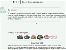 Tablet Screenshot of frostengineering.com